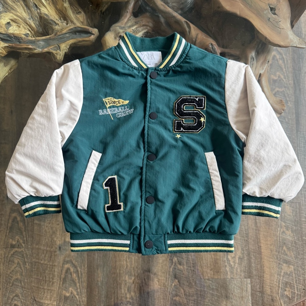 Zara Kids - Varsity Bomber Jacket